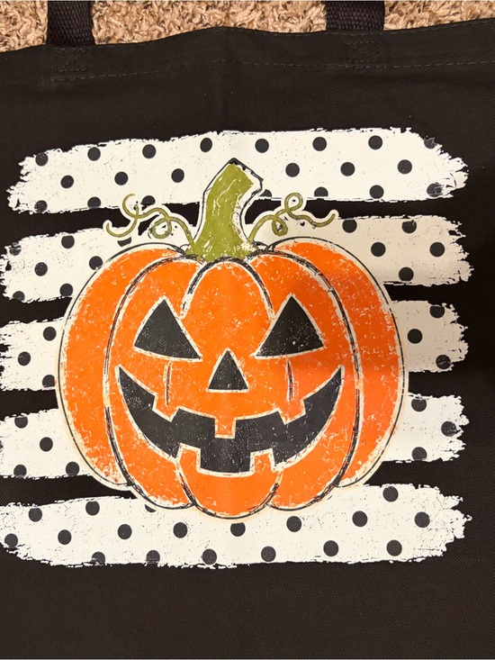 Handbags - Halloween Pumpkin 🎃 Tote Bag - Orange Pumpkin